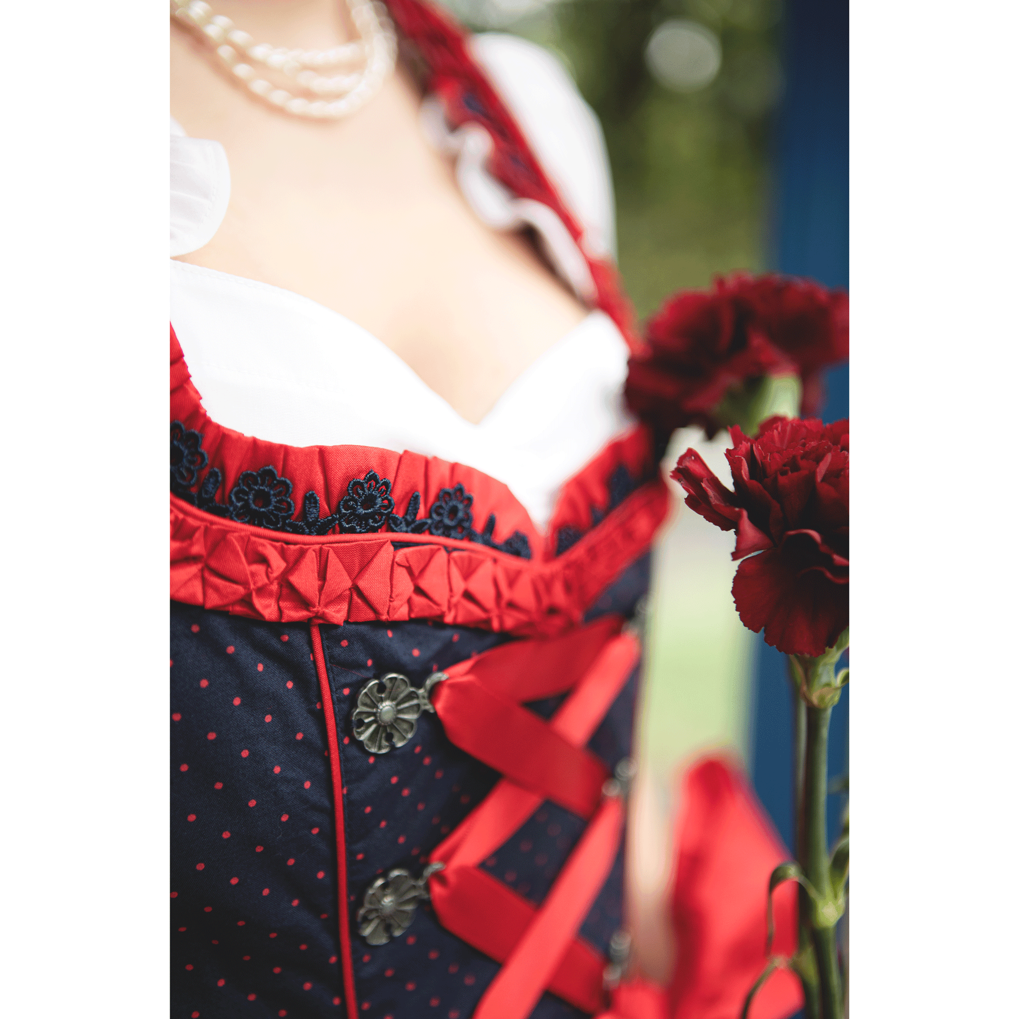 Dirndl Alina (60 cm) inkl. Bluse & Schürze - Eysler