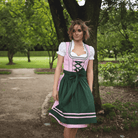 Dirndl Charlotte (60 cm) inkl. Bluse & Schürze - Eysler