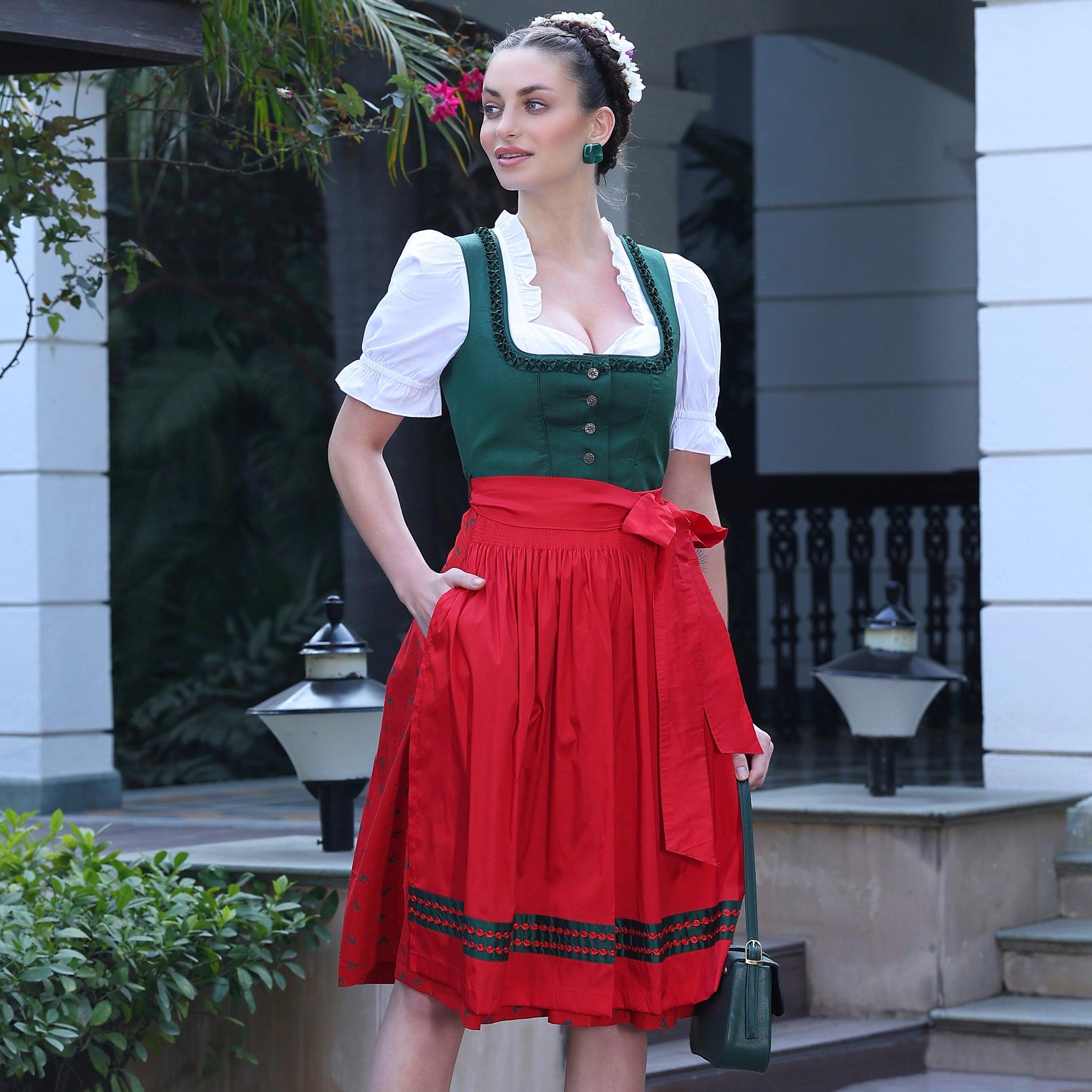 Dirndl Dorothea inkl. Bluse & Schürze - Eysler