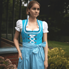 Dirndl Elli (60 cm) inkl. Bluse & Schürze - Eysler