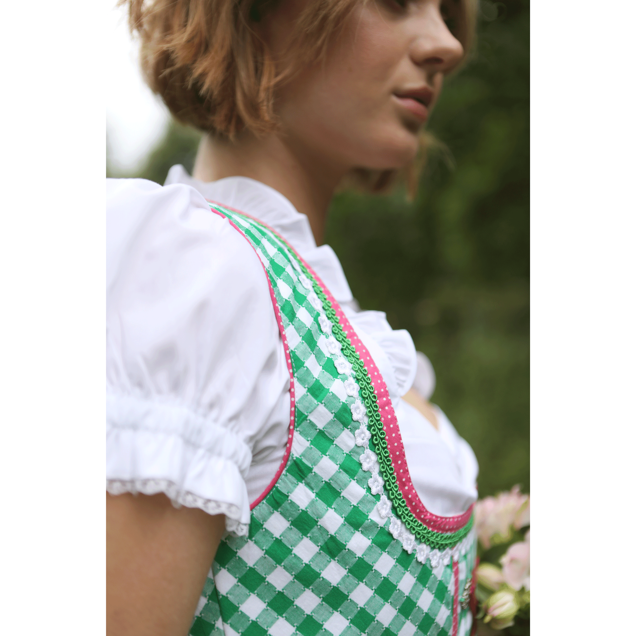 Dirndl Frieda (60 cm) inkl. Bluse & Schürze - Eysler