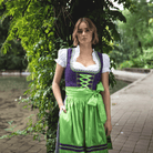 Dirndl Sophie (55 cm) inkl. Bluse & Schürze - Eysler